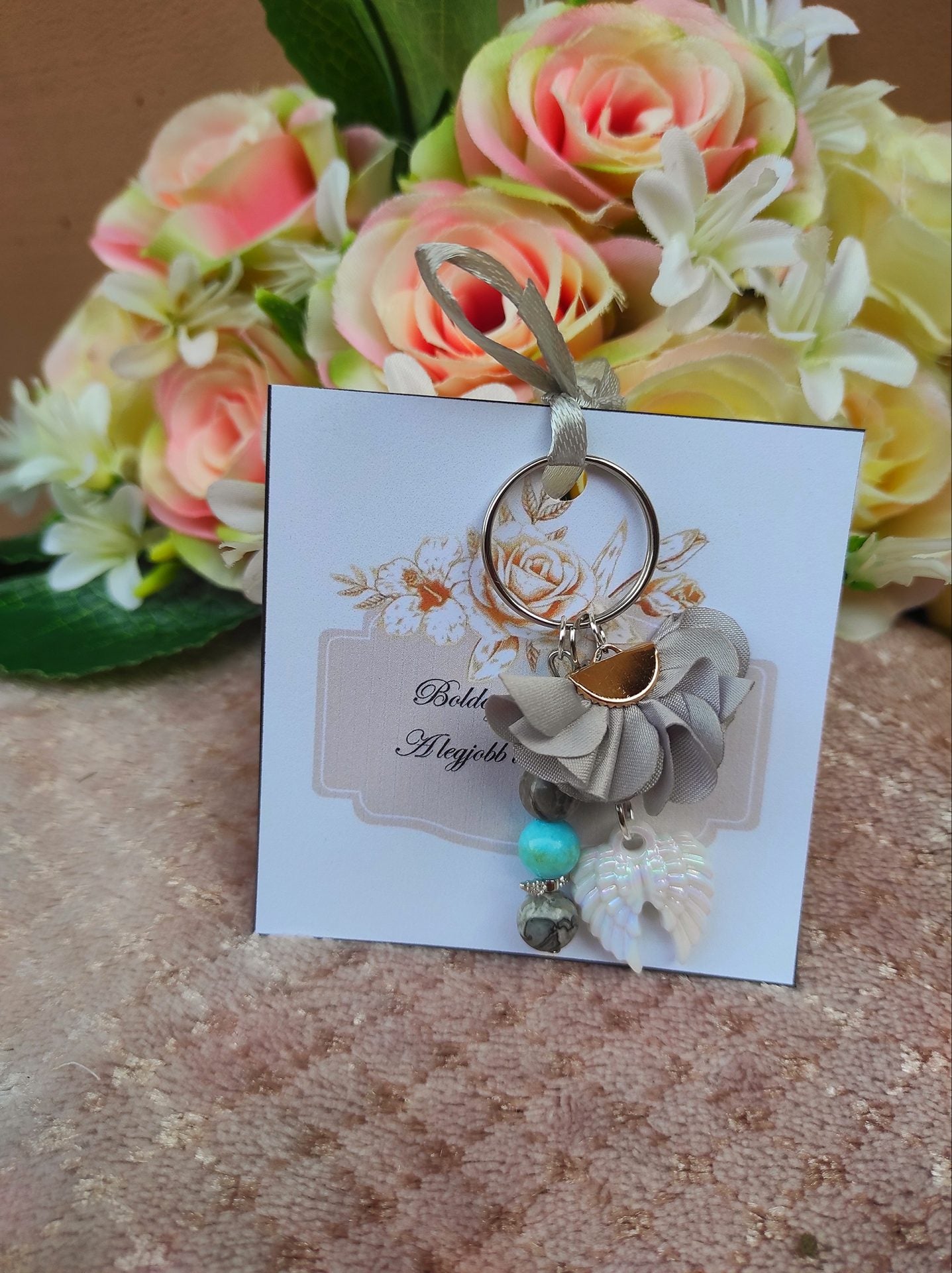 Karácsonyi ajándék tanár néni - kék -